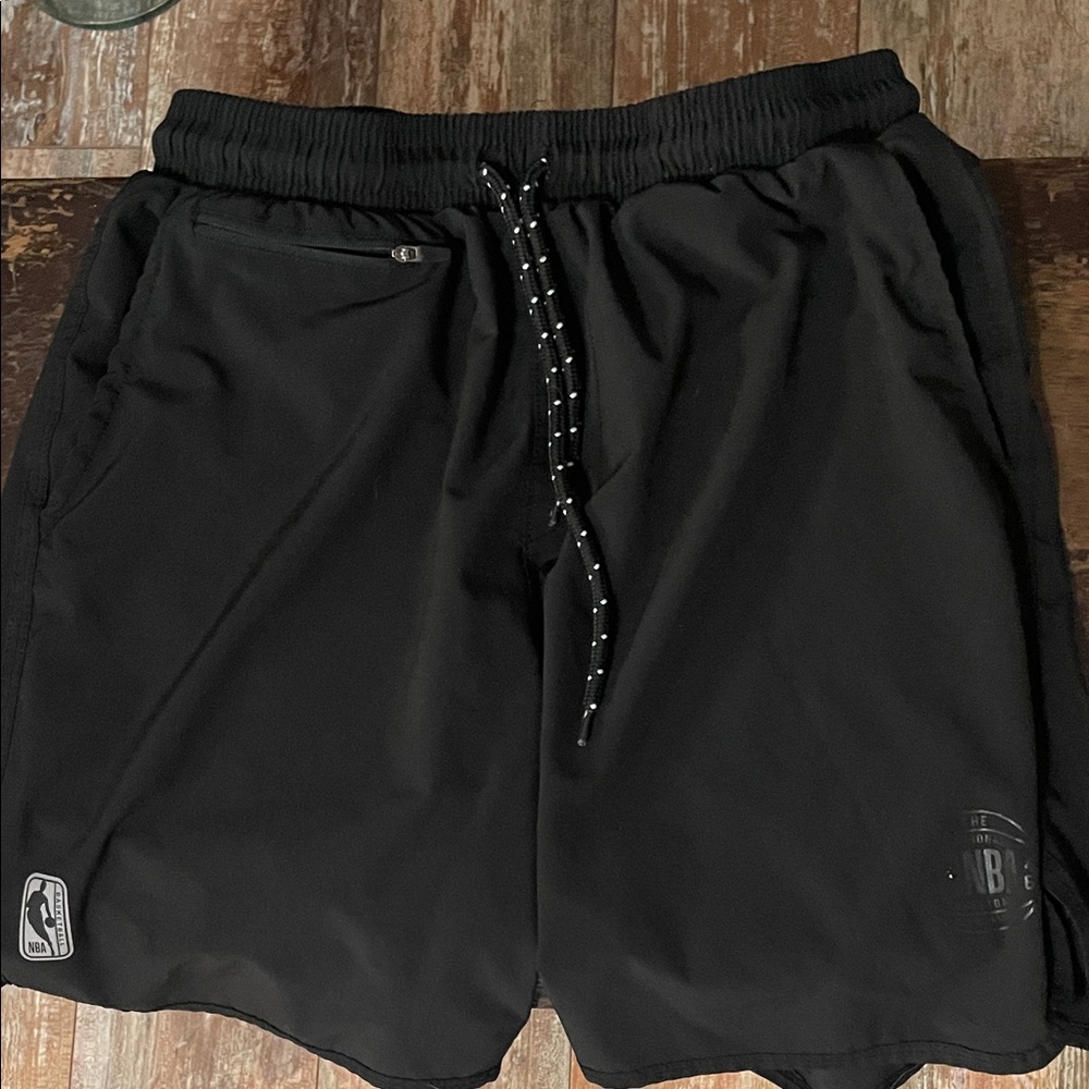 NBA Black Athletic Shorts